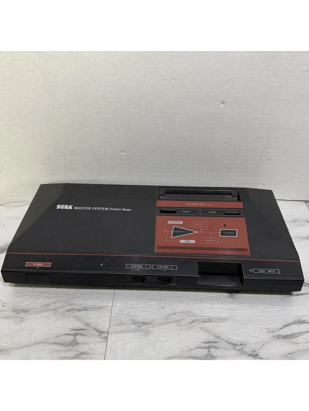 Sega Master System Power Base Console - Untested For Parts Repair [COPY]